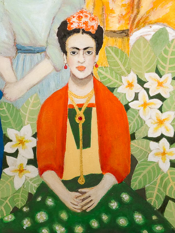 Frieda Kahlo, Ausschnitt aus '33 Frauen, die die Welt bewegten' von Catarina Chietti